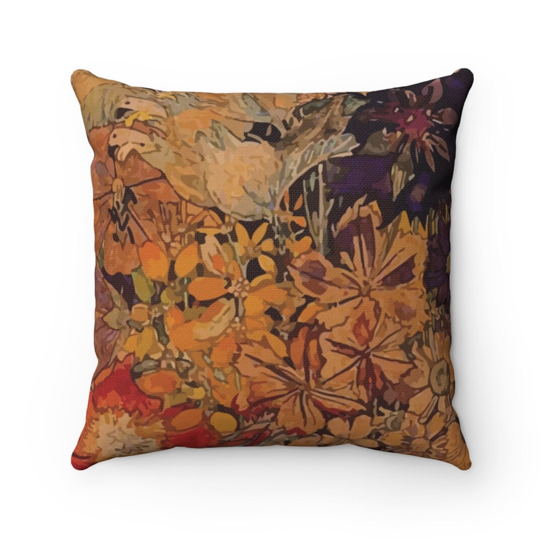 Art Nouveau Pillow, Floral Pillow, Floral Bouquet, Rennie Mackintosh
