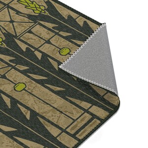 Frank Lloyd Wright Style Doormat: Wheat Sheaves Entry Rug image 4