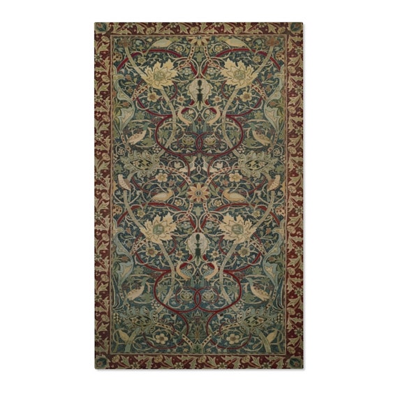 Arts and Crafts Carpets 芸術 工芸 ウィリアムモリス Vintage Arts & Crafts Rug Rare Art Nouveau Rug William
