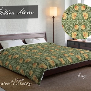 William Morris Floral Comforter: Pimpernel Arts & Crafts Bedding