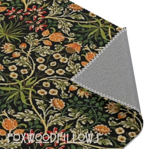 Alfombra floral de William Morris: Alfombra de chenilla Arts & Crafts