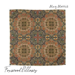 May Morris Bettbezug, Bio-Baumwollsatin, Queen, California King, Super King Bettwäsche, Craftsman Décor, Bettwäsche, Feige und Blatt