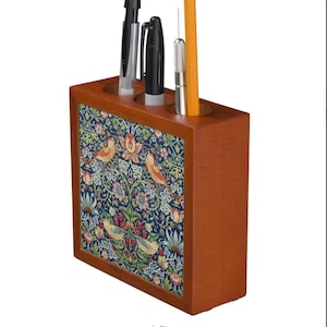 Strawberry Thief Desk Organizer Office Gift