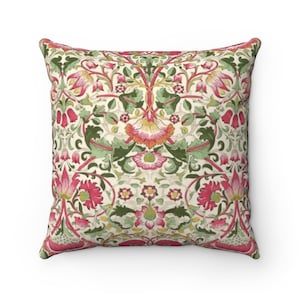 Floral Pillow, Lodden, Arts and Crafts Movement, Craftsman Decor, Lodden Rose and Thyme