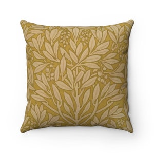 Country Pillow, Autumn Leaves, Arts and Crafts, Mission Décor, Craftsman Décor