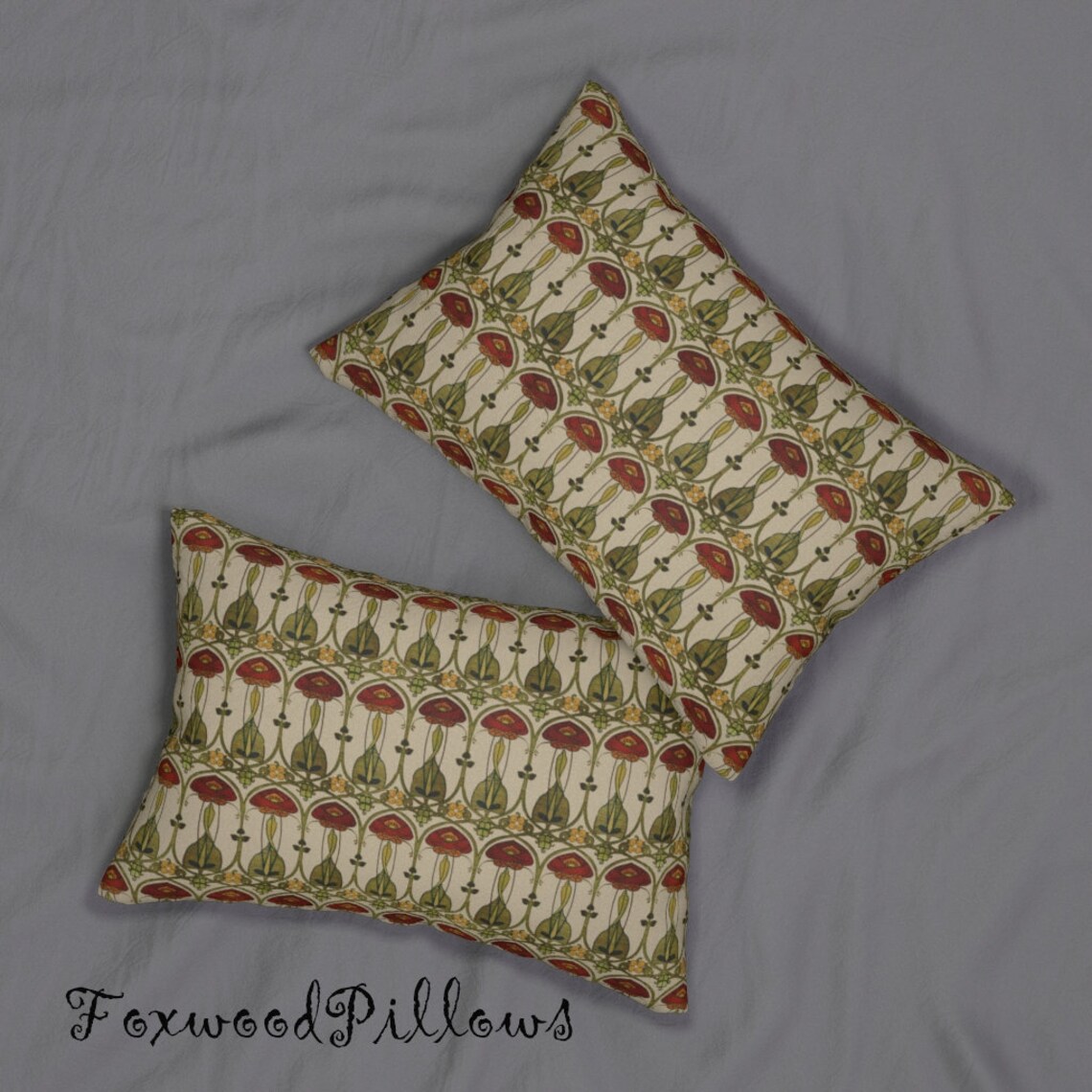 Craftsman Pillow Mission Arts and Crafts Stickley Decor Etsy