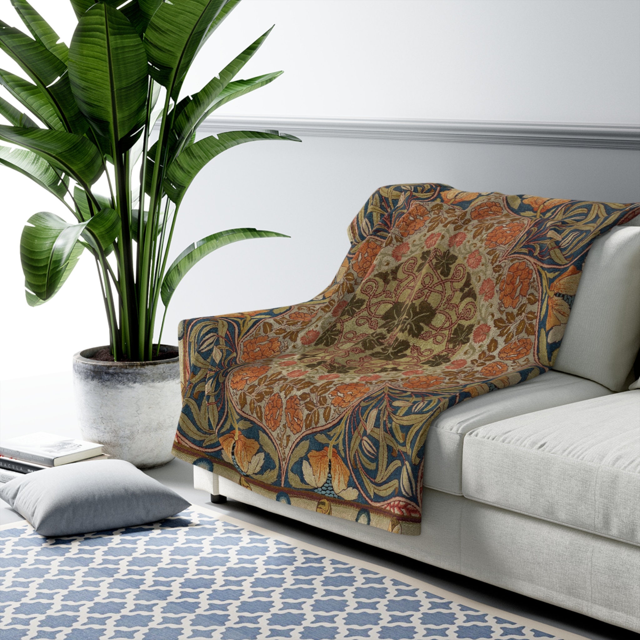 Herbst Dekor Kunst und Handwerk Wohndekor Herbst Dekor Warme Decke Stickley Decke Florale Decke für Sofa Decke für Schlafzimmer
