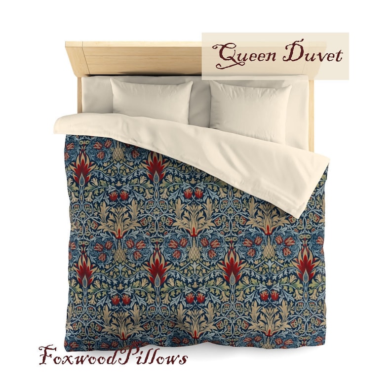 Bedding Set William Morris Decor Arts and Crafts Movement Etsy