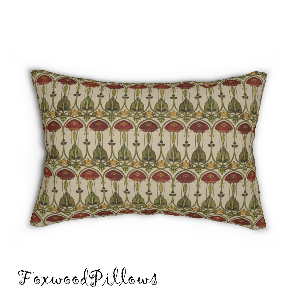 Craftsman Pillow Mission Arts and Crafts Stickley Decor Etsy