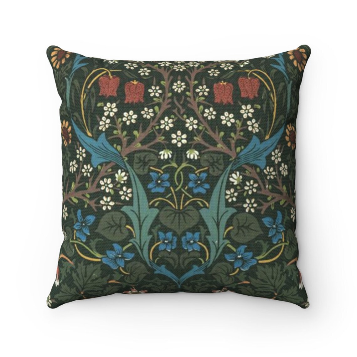 Floral Outdoor Cushion William Morris Decorative Pillow Etsy
