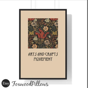 Arts and Crafts Movement Poster, Compton Pattern, John Henry Dearle, William Morris Co.