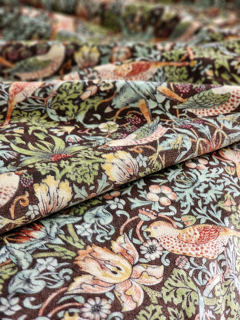 Fall Blanket, Thick Fluffy Blanket, Velvet UK Made Fabric, Decorative