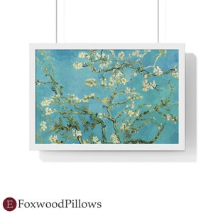 Vincent van Gogh, Almond Blossoms, Premium Matte Horizontal Poster