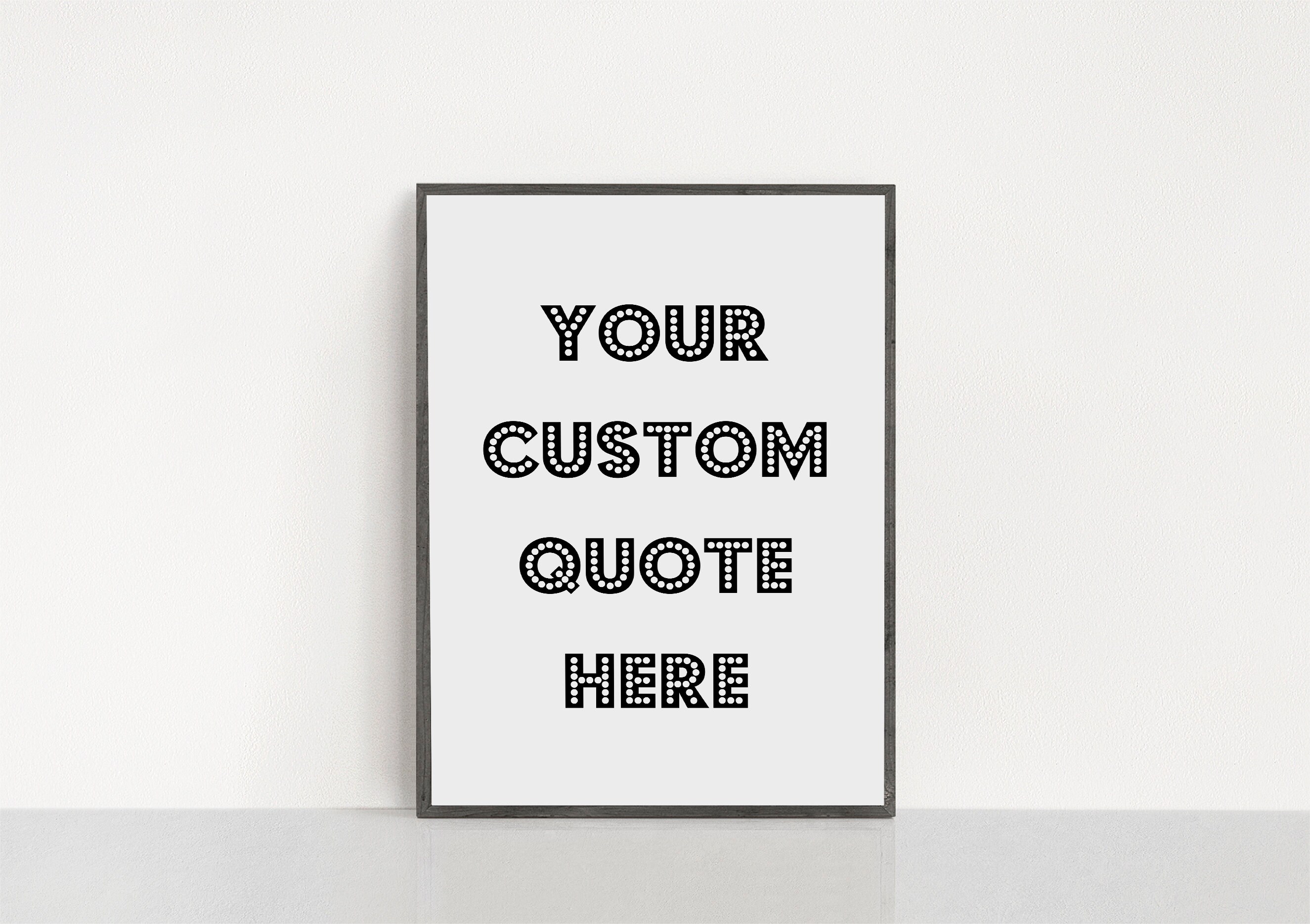 Custom Quote Print Personalised Quote Personalized Quote Etsy