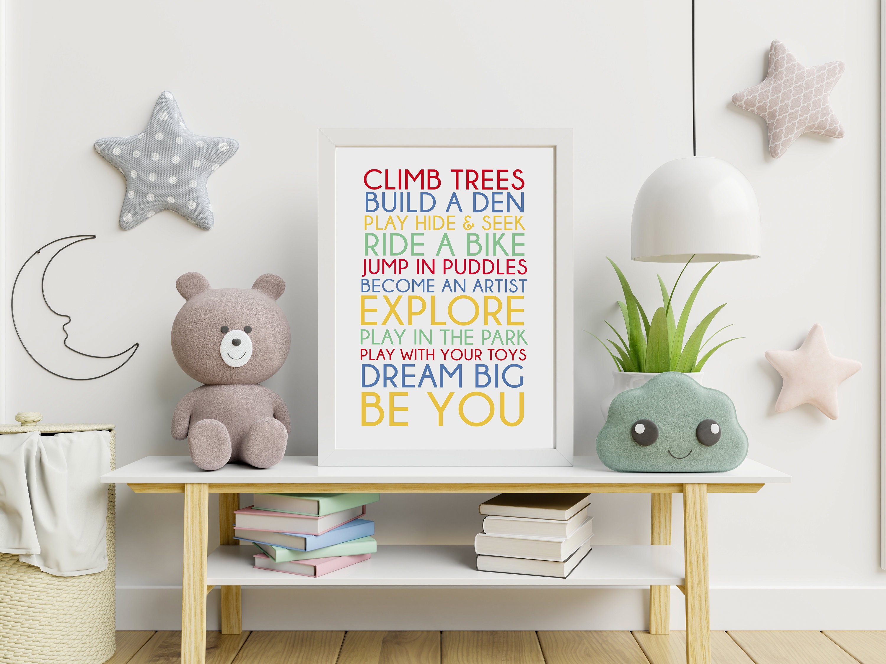 Kids Room Printable Kids Room Sign Dream Big Kids Sign Etsy