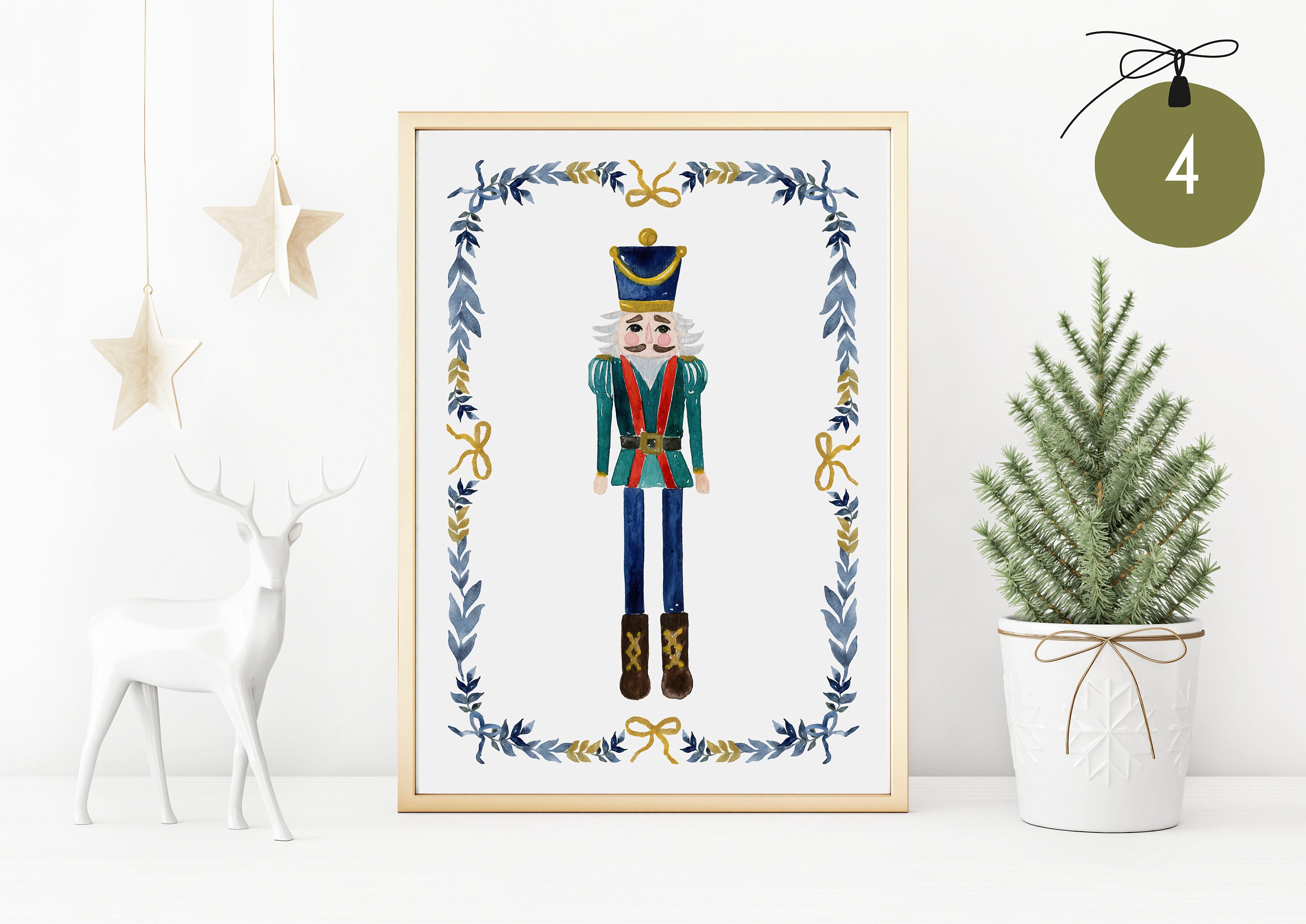 The Nutcracker Nutcracker Prints Christmas Wall Print Etsy