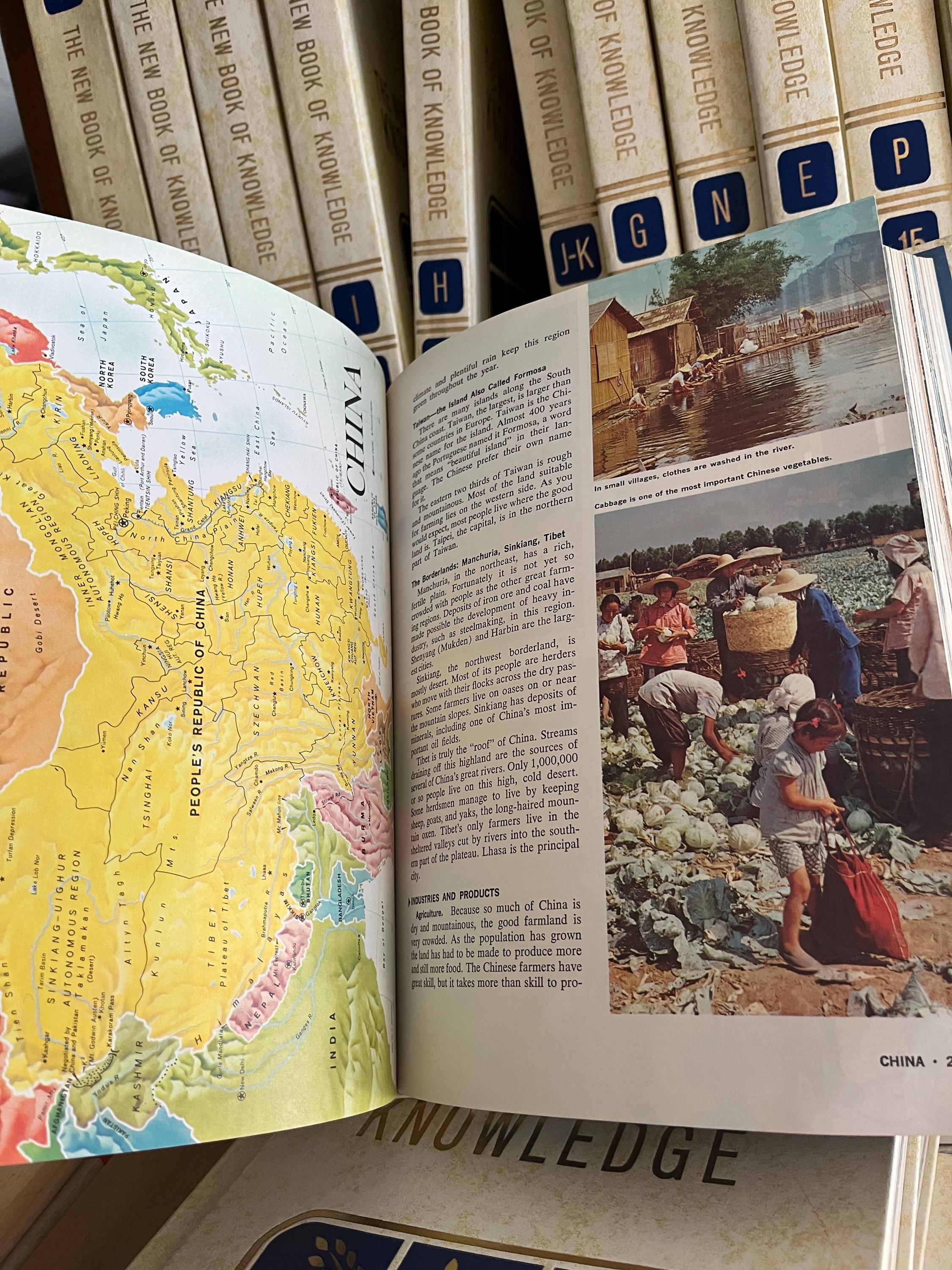 Vintage Encyclopedia: the New Book of Knowledge, Complete 20