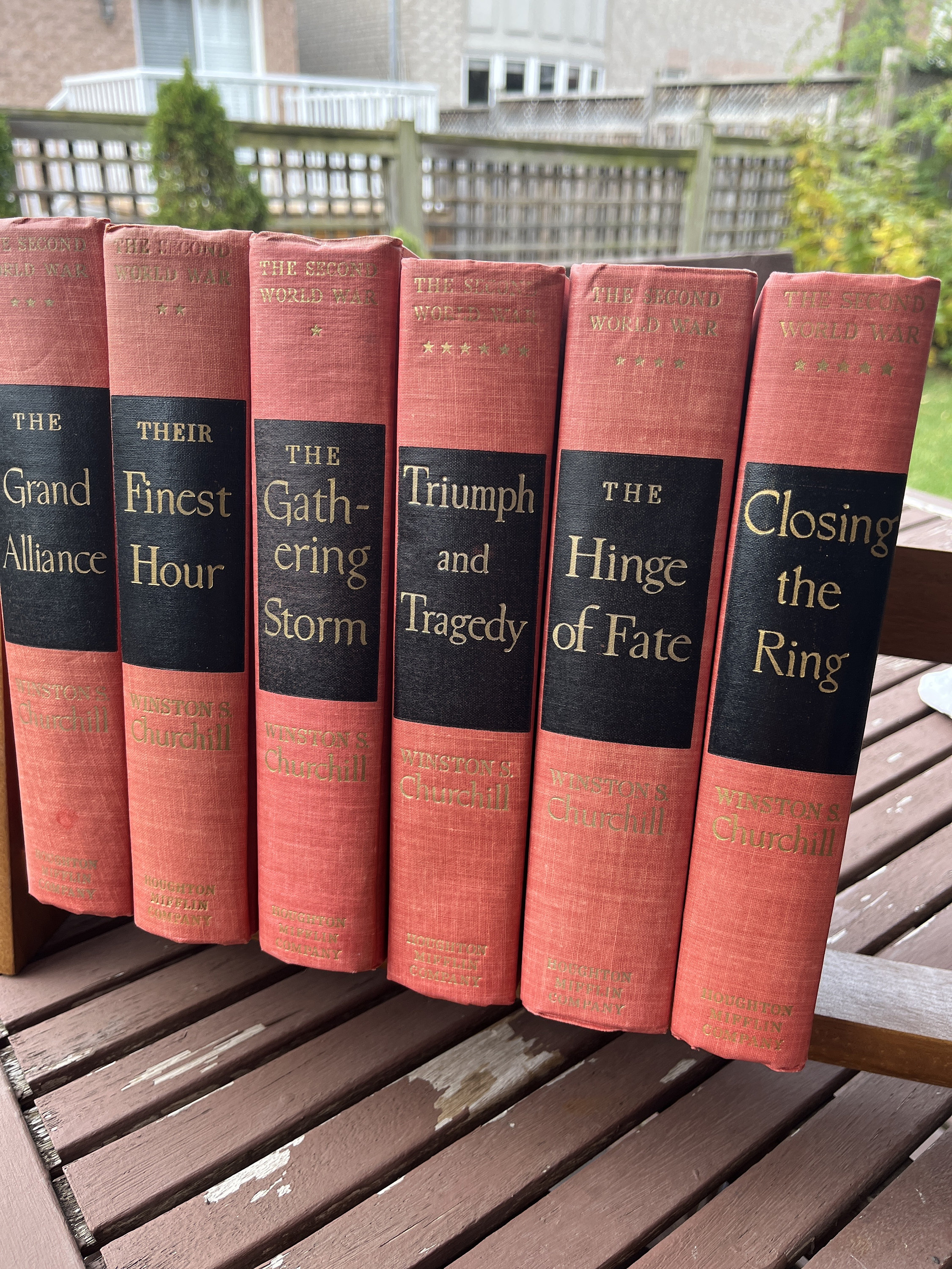 Winston Churchill Book Set - Etsy