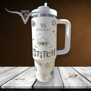 Stitch Laser Engraved Tumbler