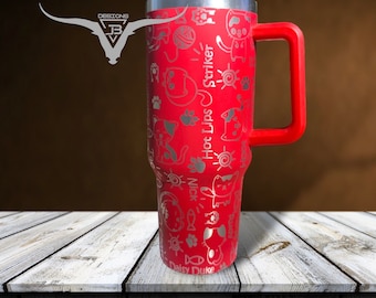 Cat Lover Laser Engraved Tumbler