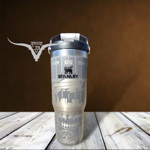 Buffalo Bills Laser Engraved Tumbler