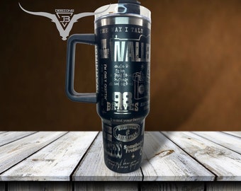 Country Music Wallen Laser Engraved Tumbler