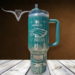 Philadelphia Eagles Laser Engraved Tumbler