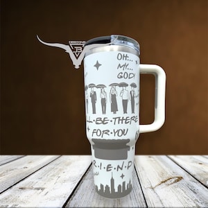 F•R•I•E•N•D•S Laser Engraved Tumbler