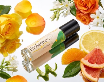Enchantress Perfume Oil Roller - Jasmine, Orange, Frankincense
