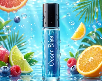 Ocean Bliss Perfume Oil Roller - Beachy Floral Fragrance