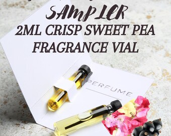 Sweet Pea Perfume Oil Sample, Floral Fruity Fragrance (2ml)