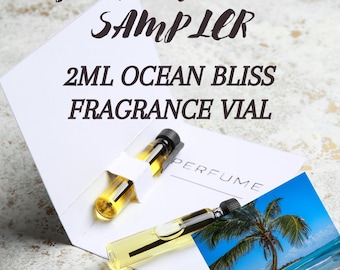 Ocean Bliss Perfume Oil Sample | Tropical Coconut Fragrance (2ml)