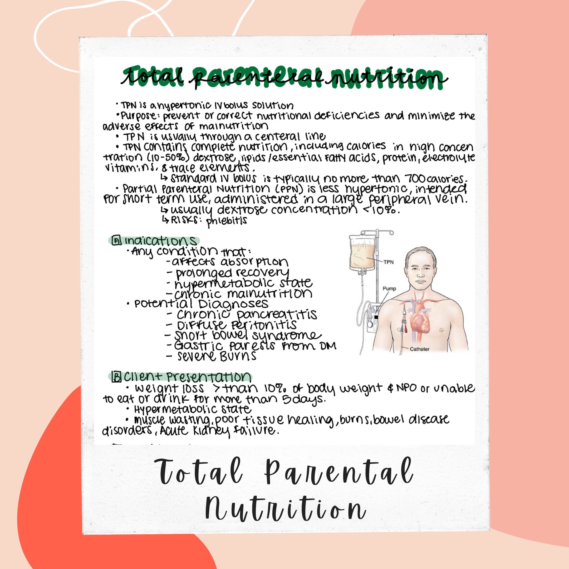 Total Parenteral Nutrition