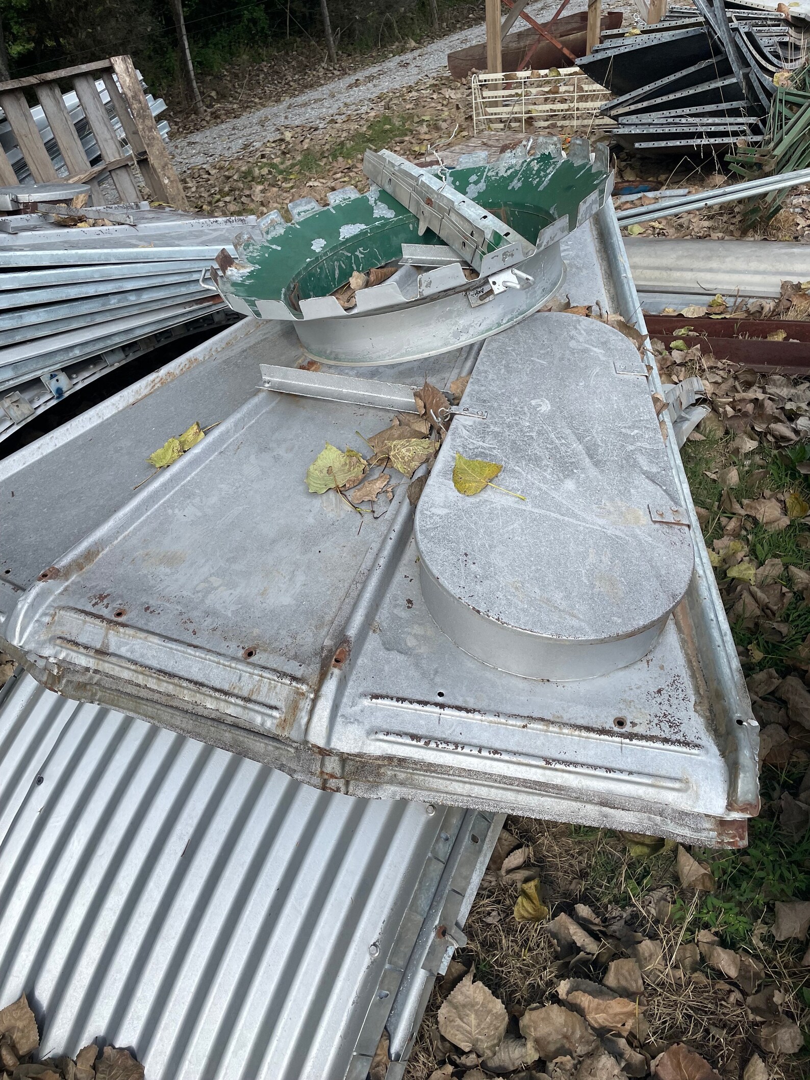 15 Diameter Reclaimed Grain Bin Roof and 1 Ring for Etsy