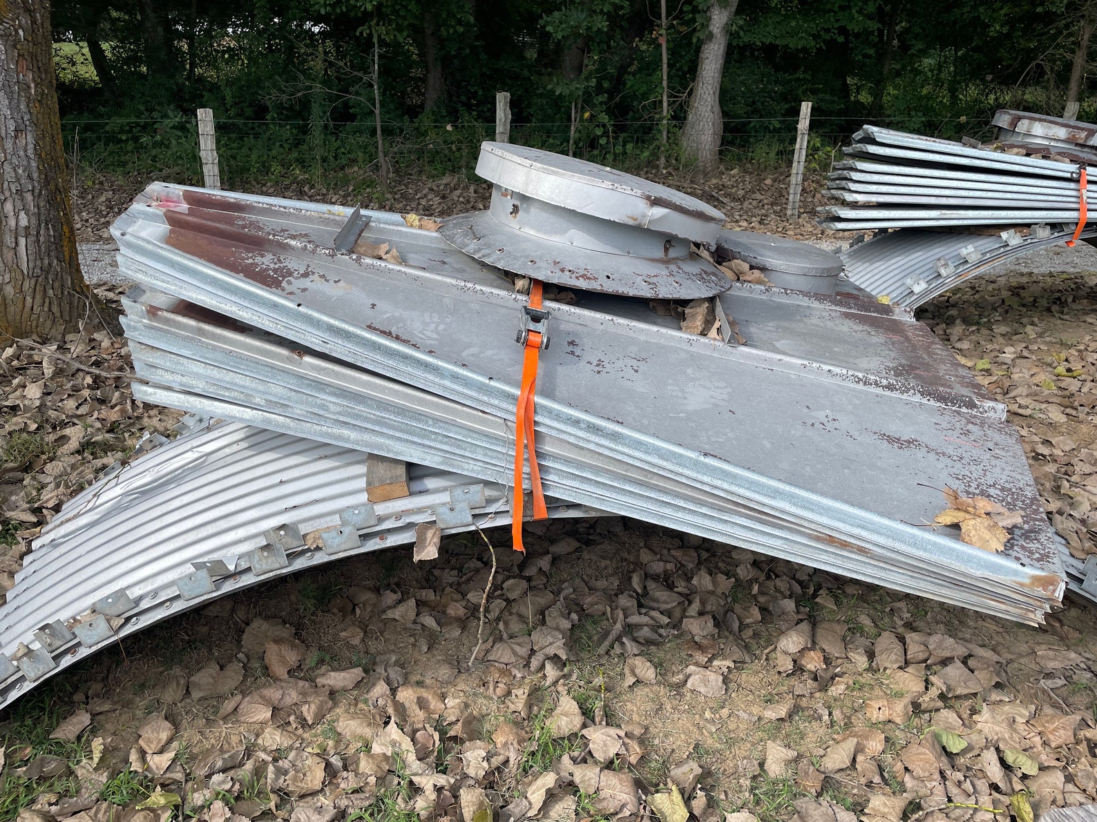 15 Diameter Reclaimed Grain Bin Roof and 1 Ring for Etsy