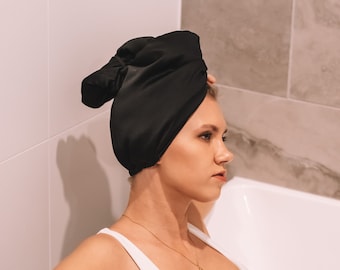 Saugstarker Turban aus Maulbeerseide/Baumwolle | Be Lusch - Aussie besessen & gemacht