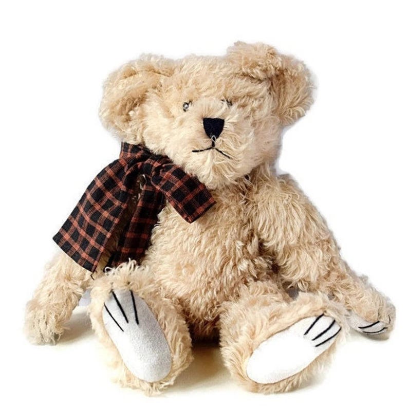 Oso de peluche vintage de mohair de Boyd's: Fitzgerald Bearington, peluche articulado (1997) imagen 1