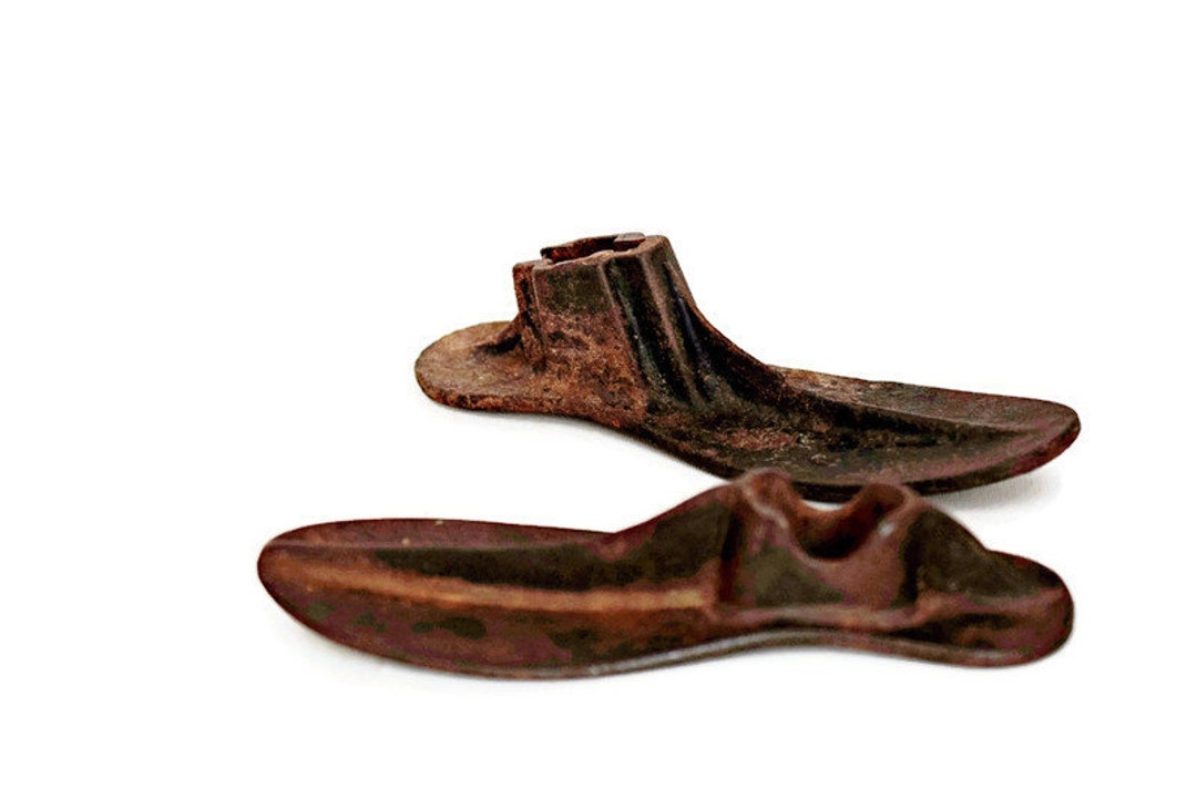 Cast Iron Shoe Mold Old Cobbler's Foot Mold Rustic Etsy