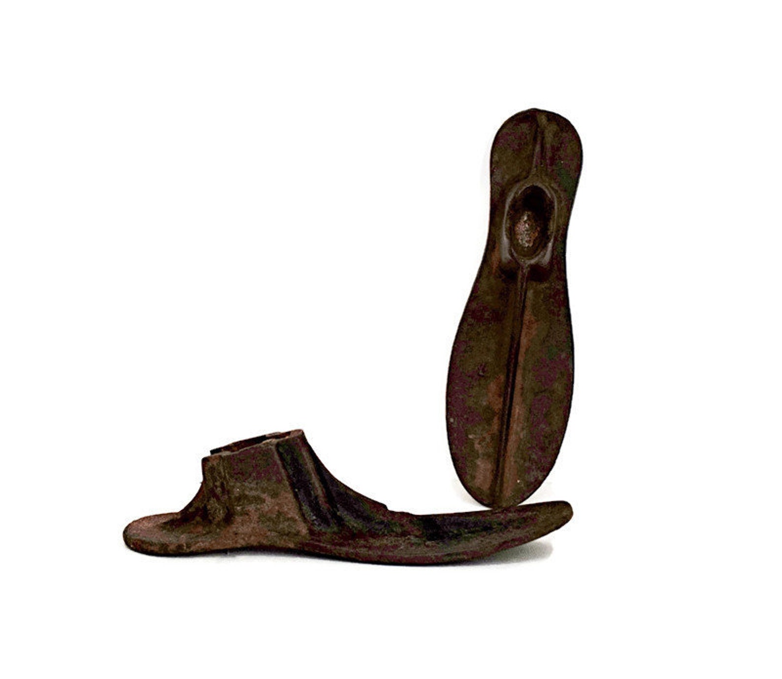 Cast Iron Shoe Mold Old Cobbler's Foot Mold Rustic Etsy