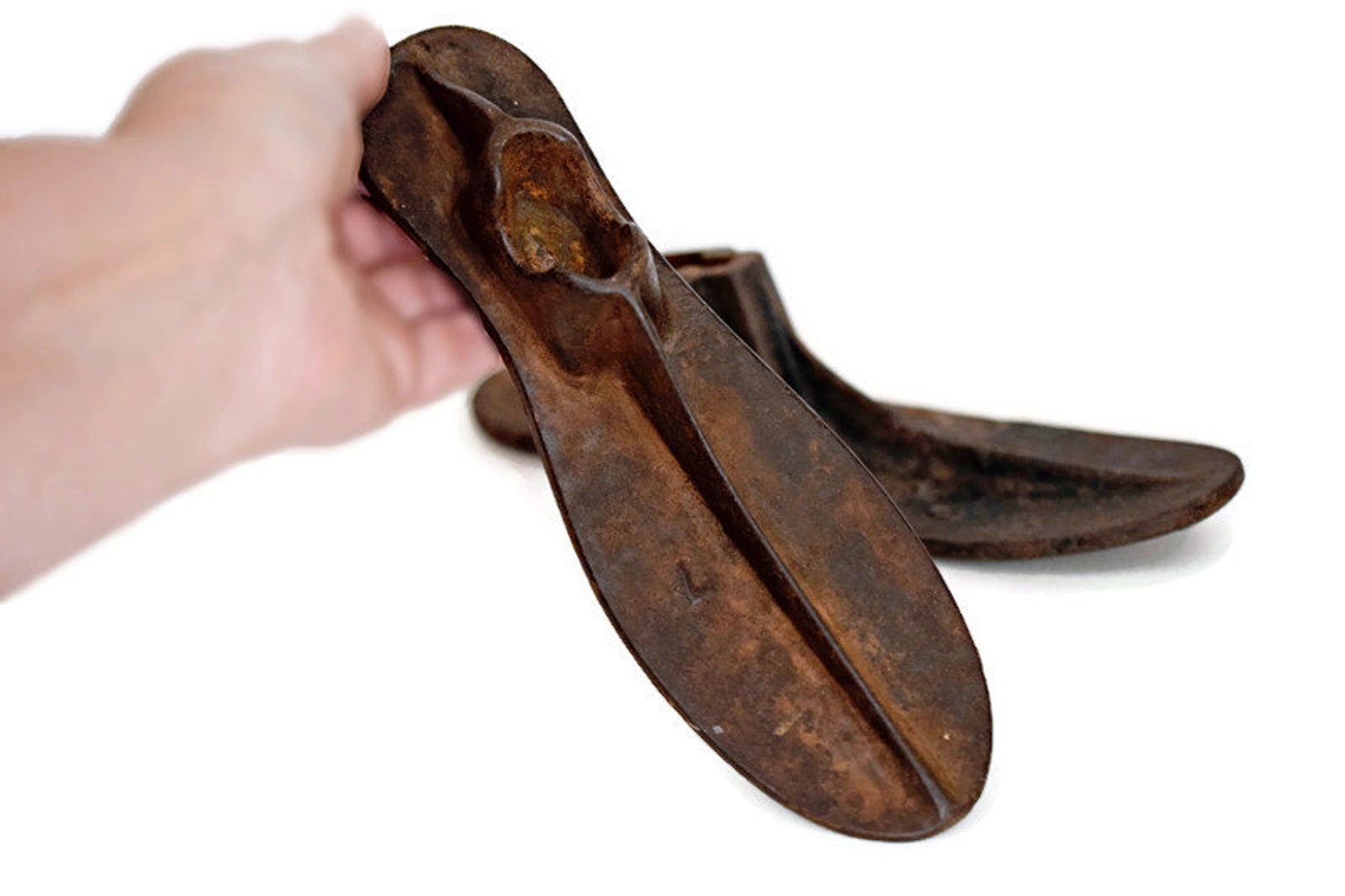 Cast Iron Shoe Mold Old Cobbler's Foot Mold Rustic Etsy