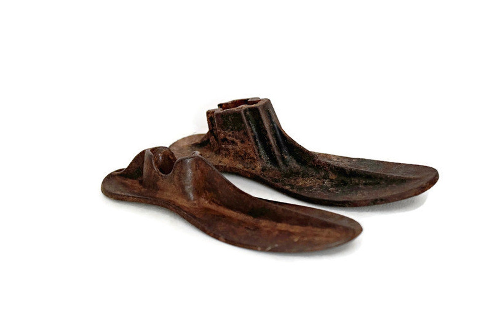 Cast Iron Shoe Mold Old Cobbler's Foot Mold Rustic Etsy