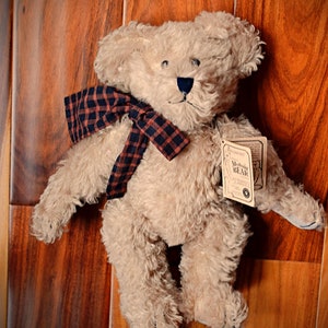 Oso de peluche vintage de mohair de Boyd's: Fitzgerald Bearington, peluche articulado (1997) imagen 4