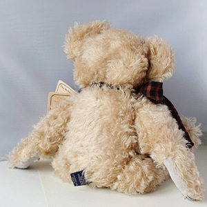 Oso de peluche vintage de mohair de Boyd's: Fitzgerald Bearington, peluche articulado (1997) imagen 6