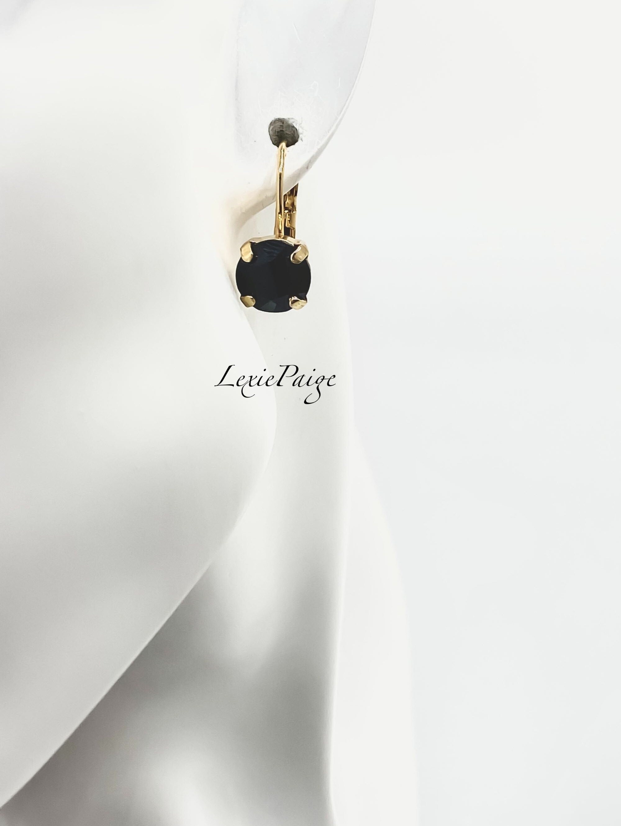 Orecchini per Donna Doppi Con Sfera Da 5 Mm E 6 Mm