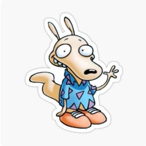 Rocko Modern Life Nickelodeon 90s Adesivi Set Anime Manga Etsy Italia