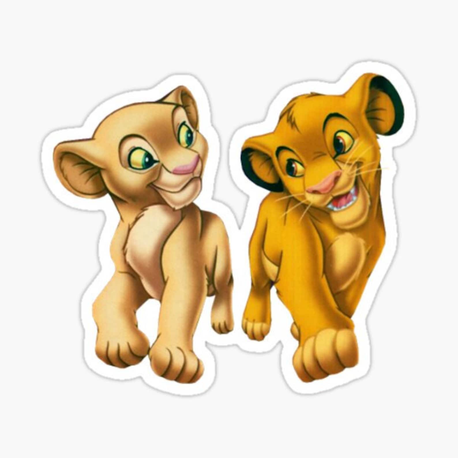 Lion King Vinyl Decal Laptop Decal Stickers Lion King Etsy