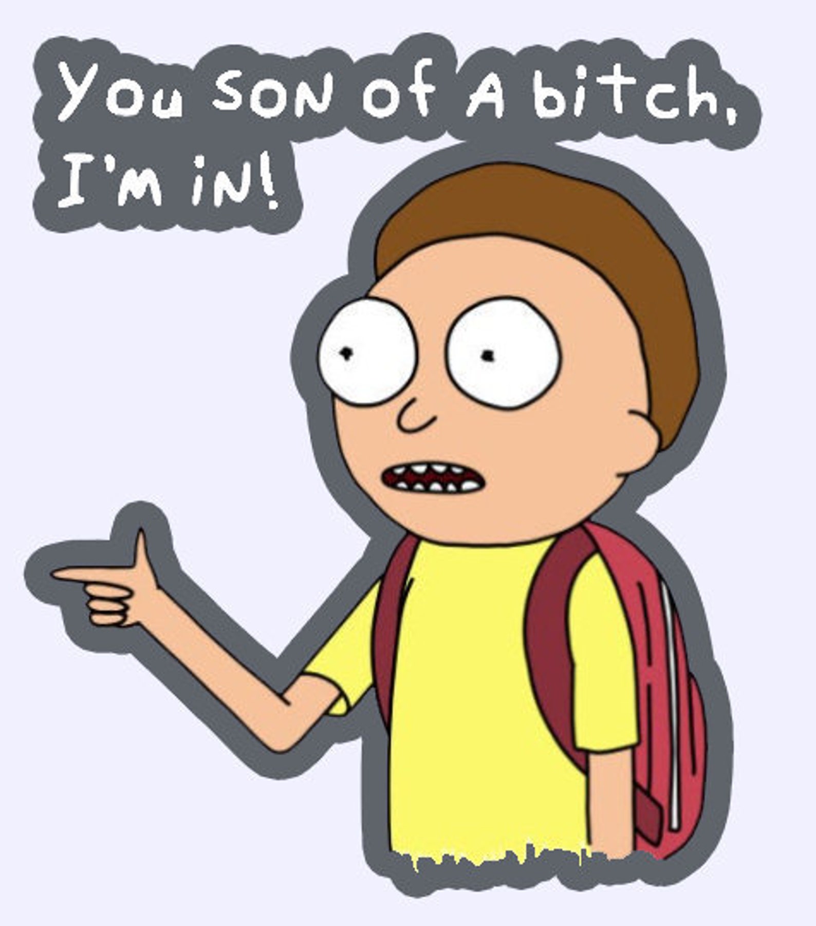 Rick and Morty Vinyl Decal Laptop Decal Rick and Morty Etsy