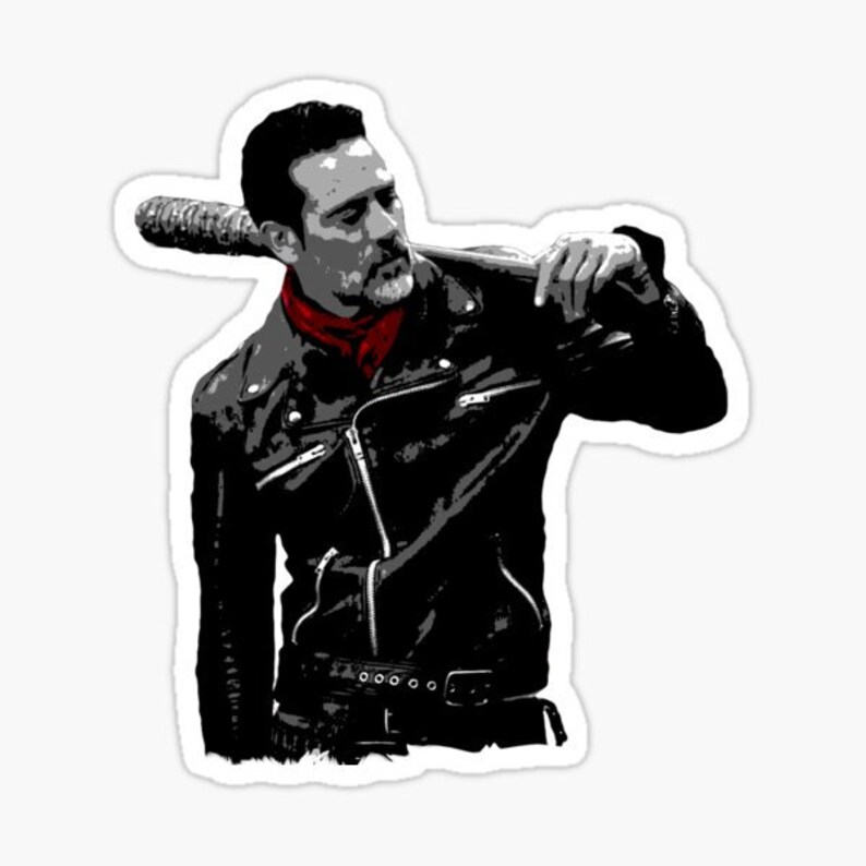 Walking Dead Vinyl Decal Laptop Decal Walking Dead Etsy