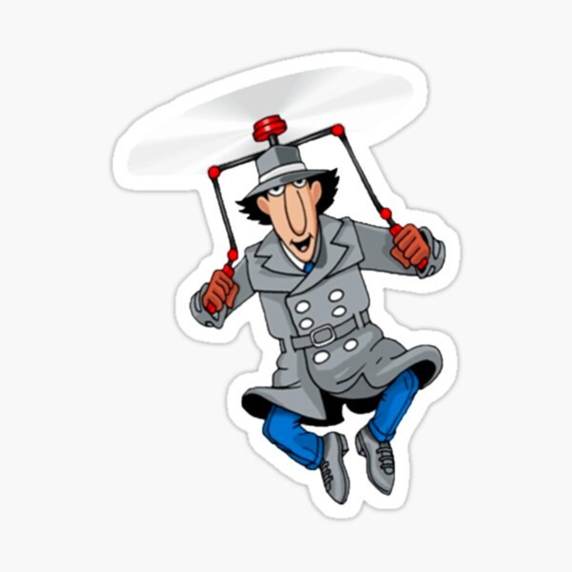 Inspector Gadget Stickers Vinyl Decal Laptop Decal Etsy