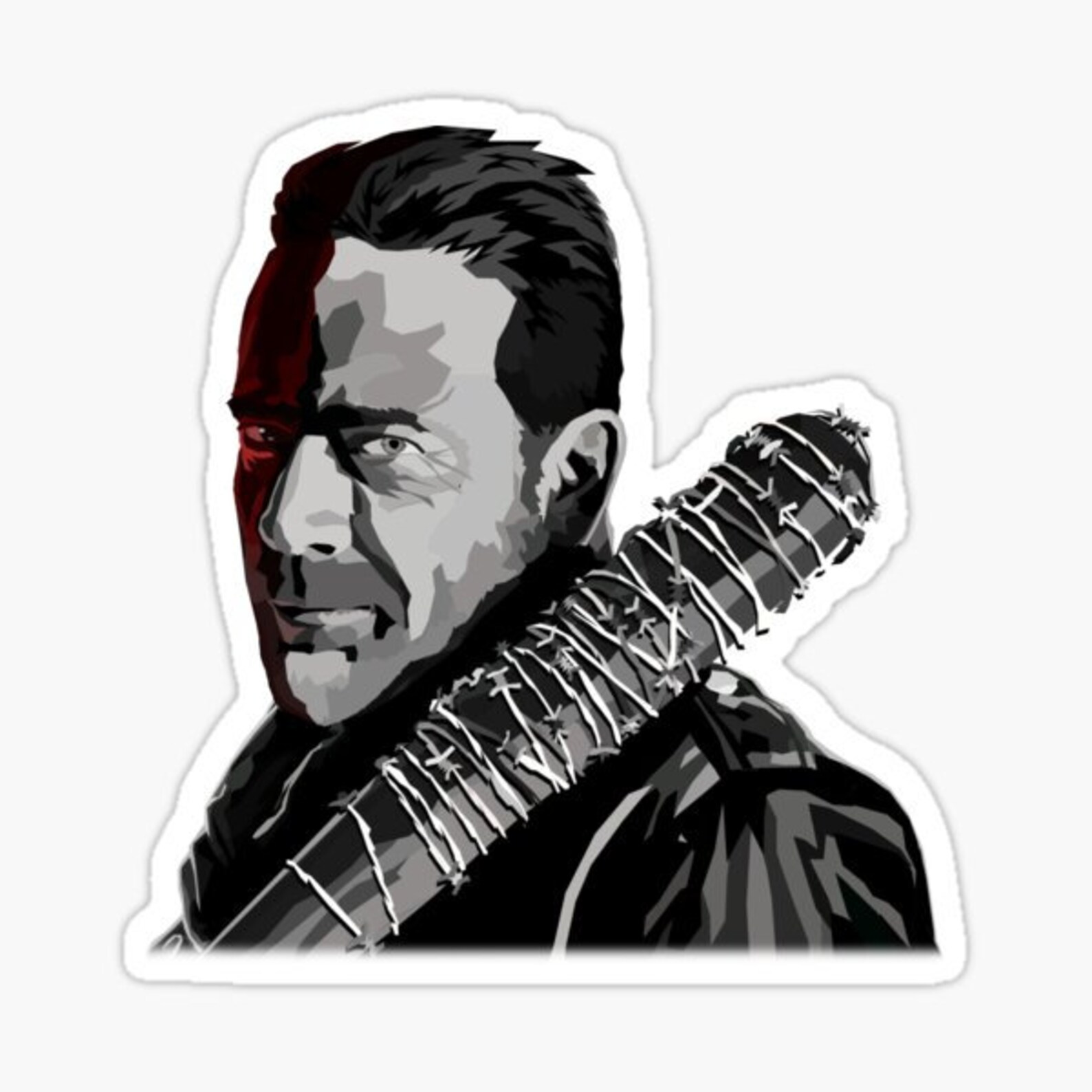 Walking Dead Vinyl Decal Laptop Decal Walking Dead Etsy